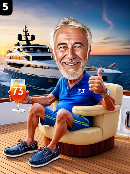 73e anniversaire - Homme