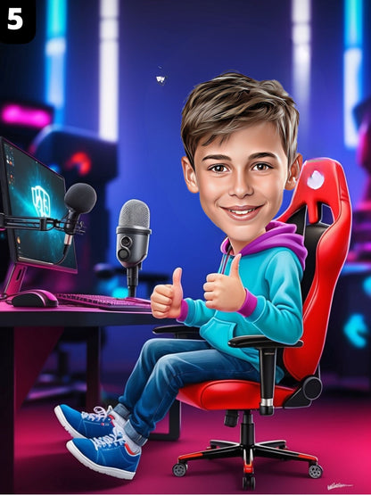 Streamer - Garçon
