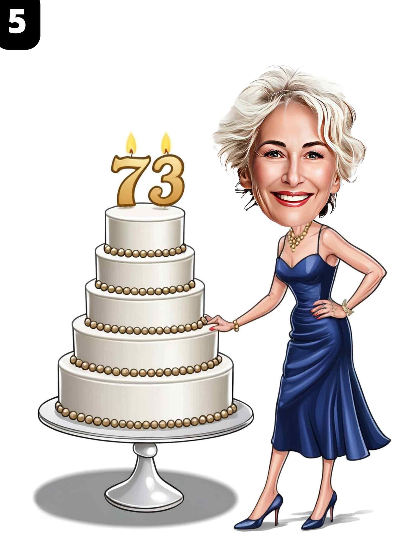 73e anniversaire - Femme