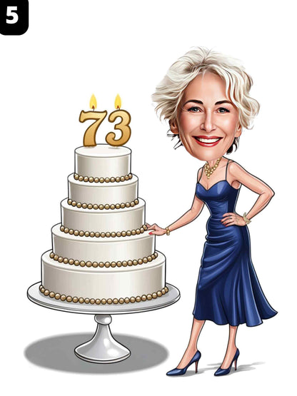 73e anniversaire - Femme