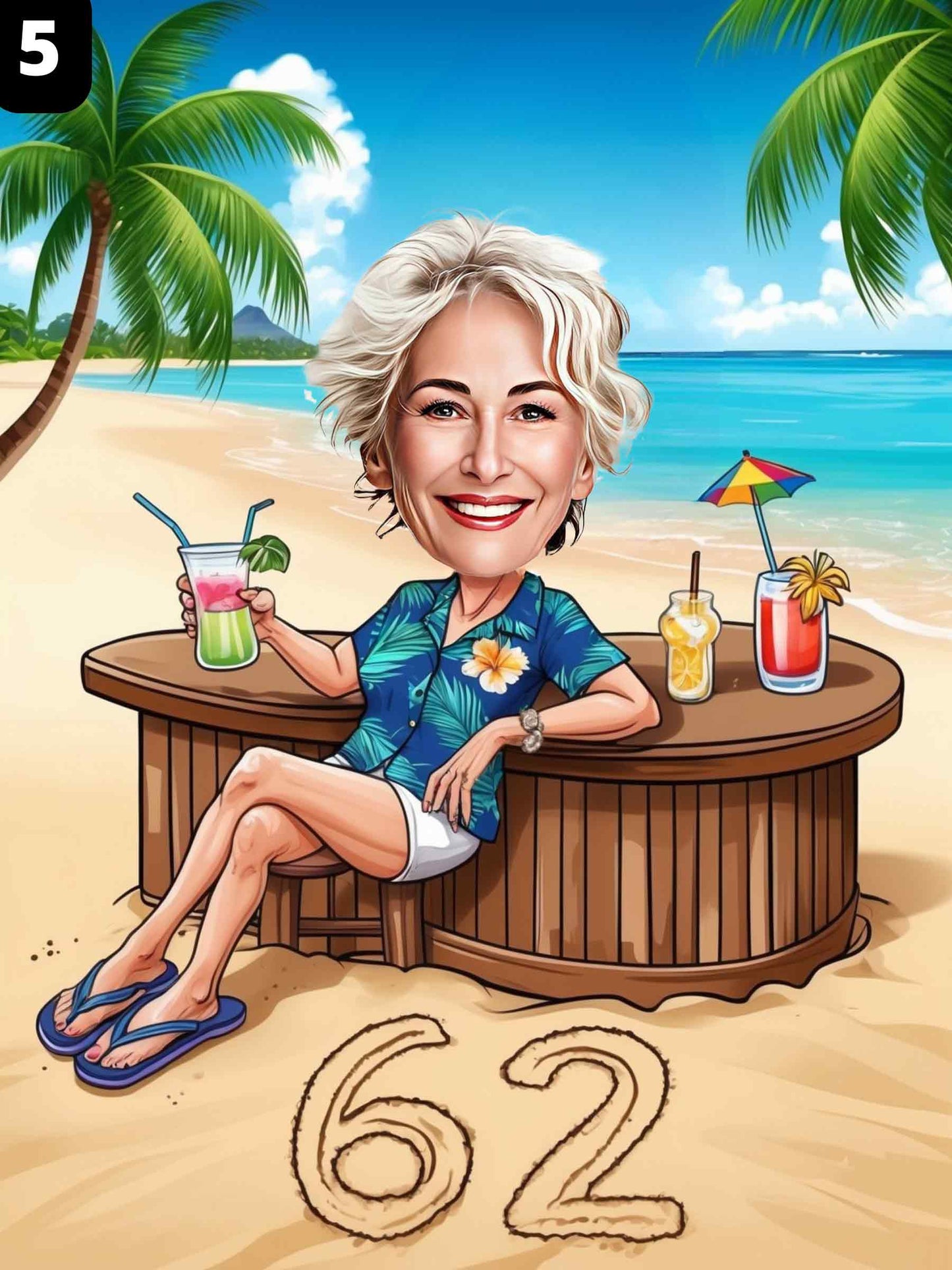 62e anniversaire - Femme