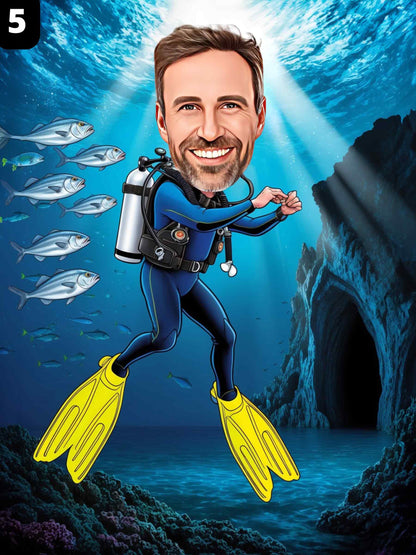 Scuba Diver - Male