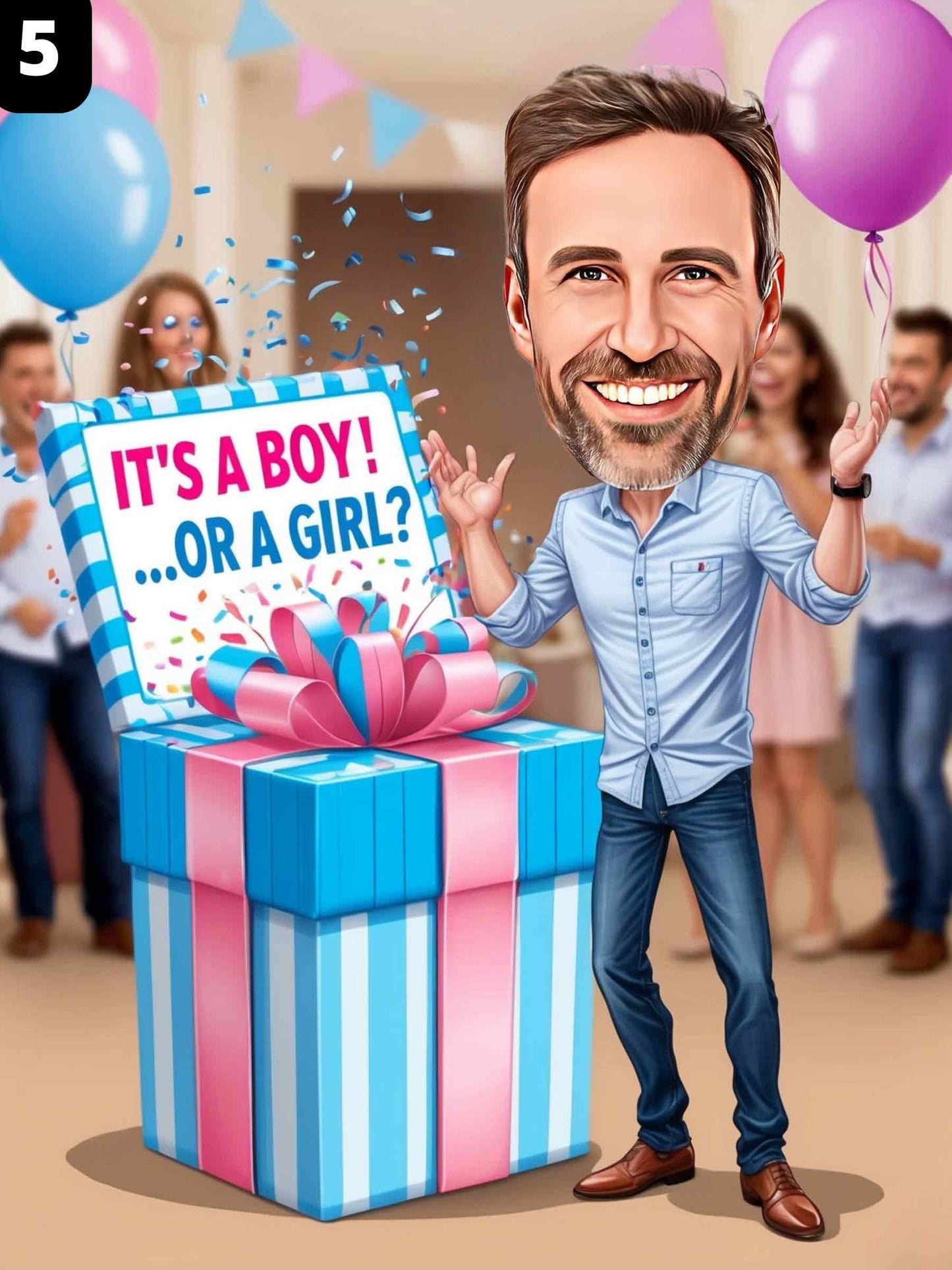 Baby Shower Guest - Male