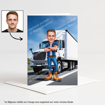 Heavy goods vehicle driver