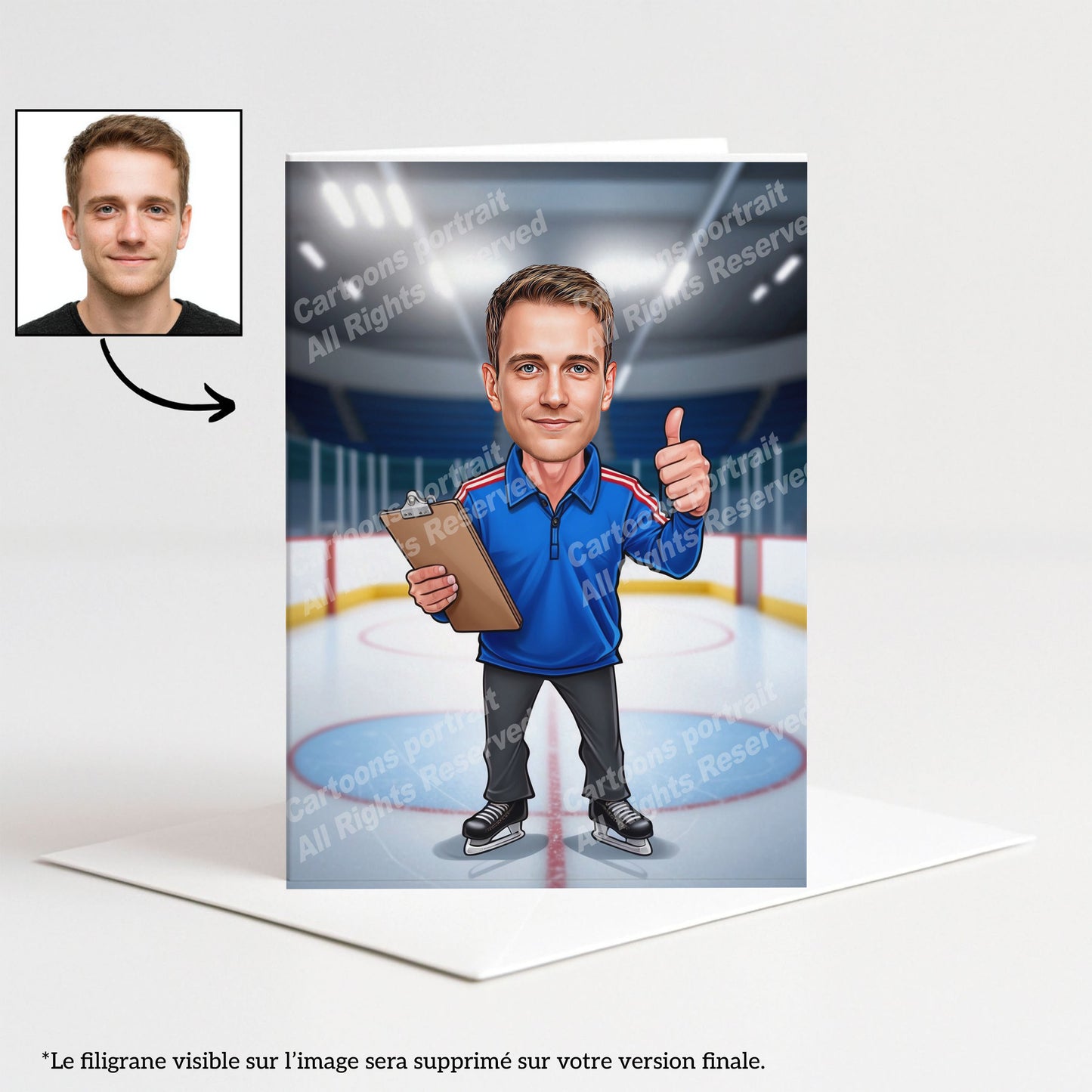 Coach de hockey sur glace