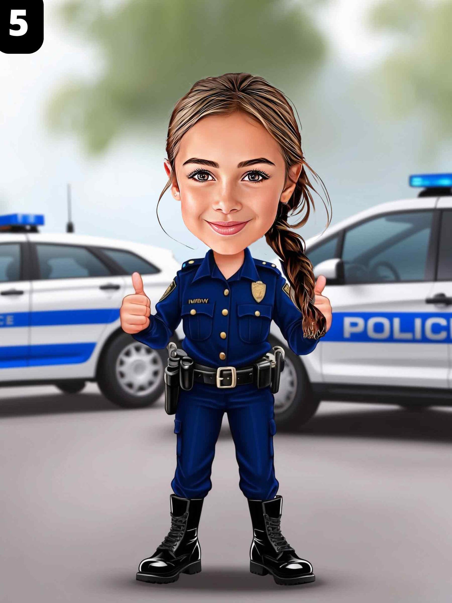 Officier de police - Fille