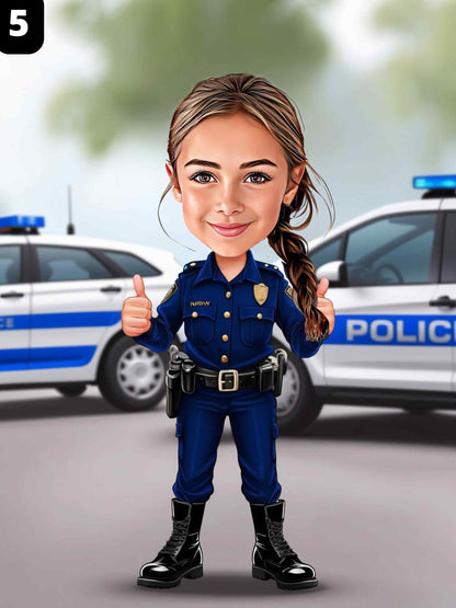 Officier de police - Fille