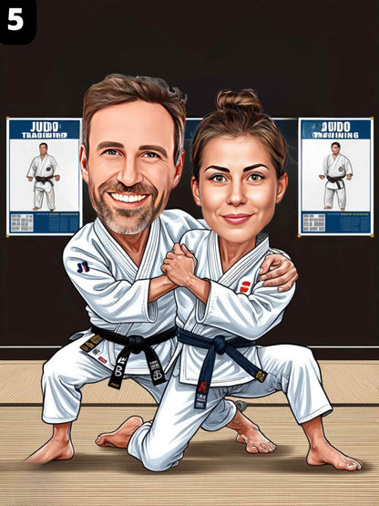 Judokas - Couple