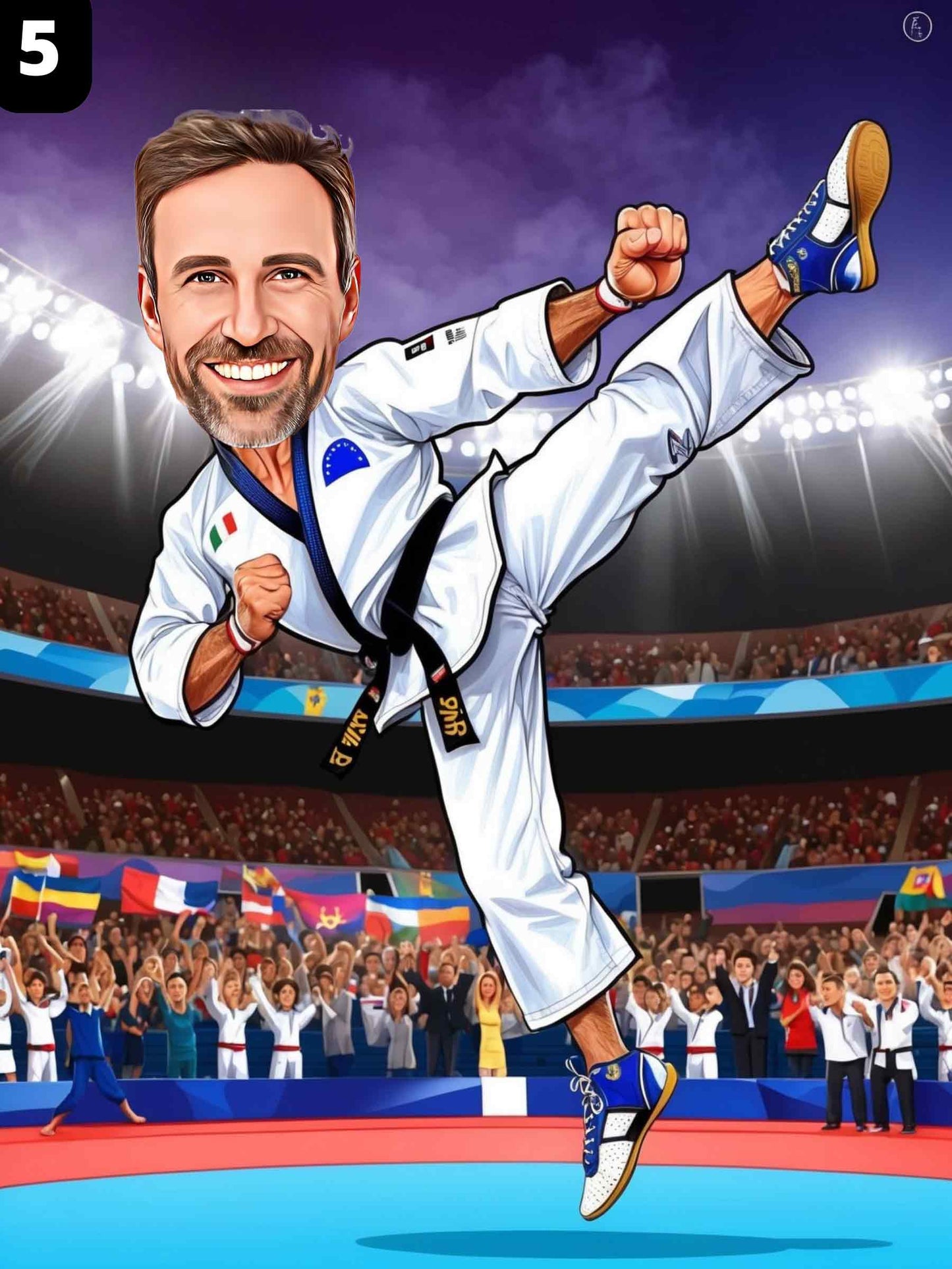 Combattant de taekwondo - Homme