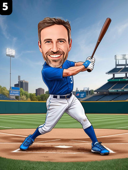 Joueur de baseball - Homme