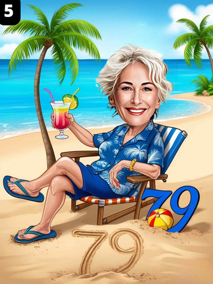 79e anniversaire - Femme