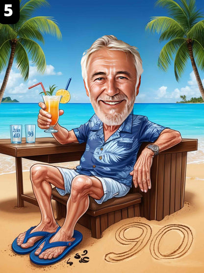 90th Birthday - Male