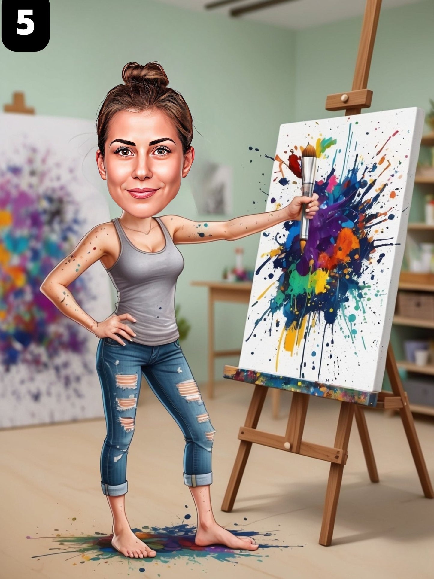 Peintre - Femme