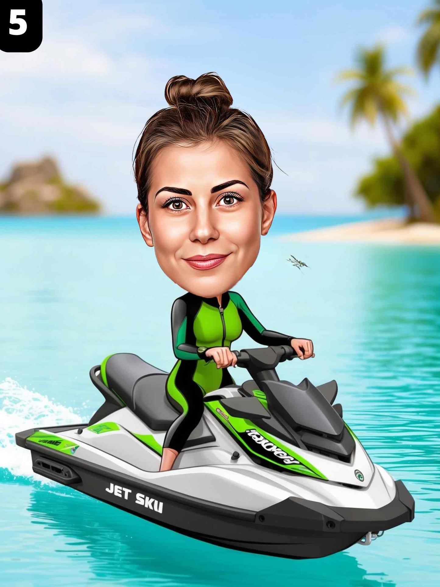 Pilote de jet ski - Femme