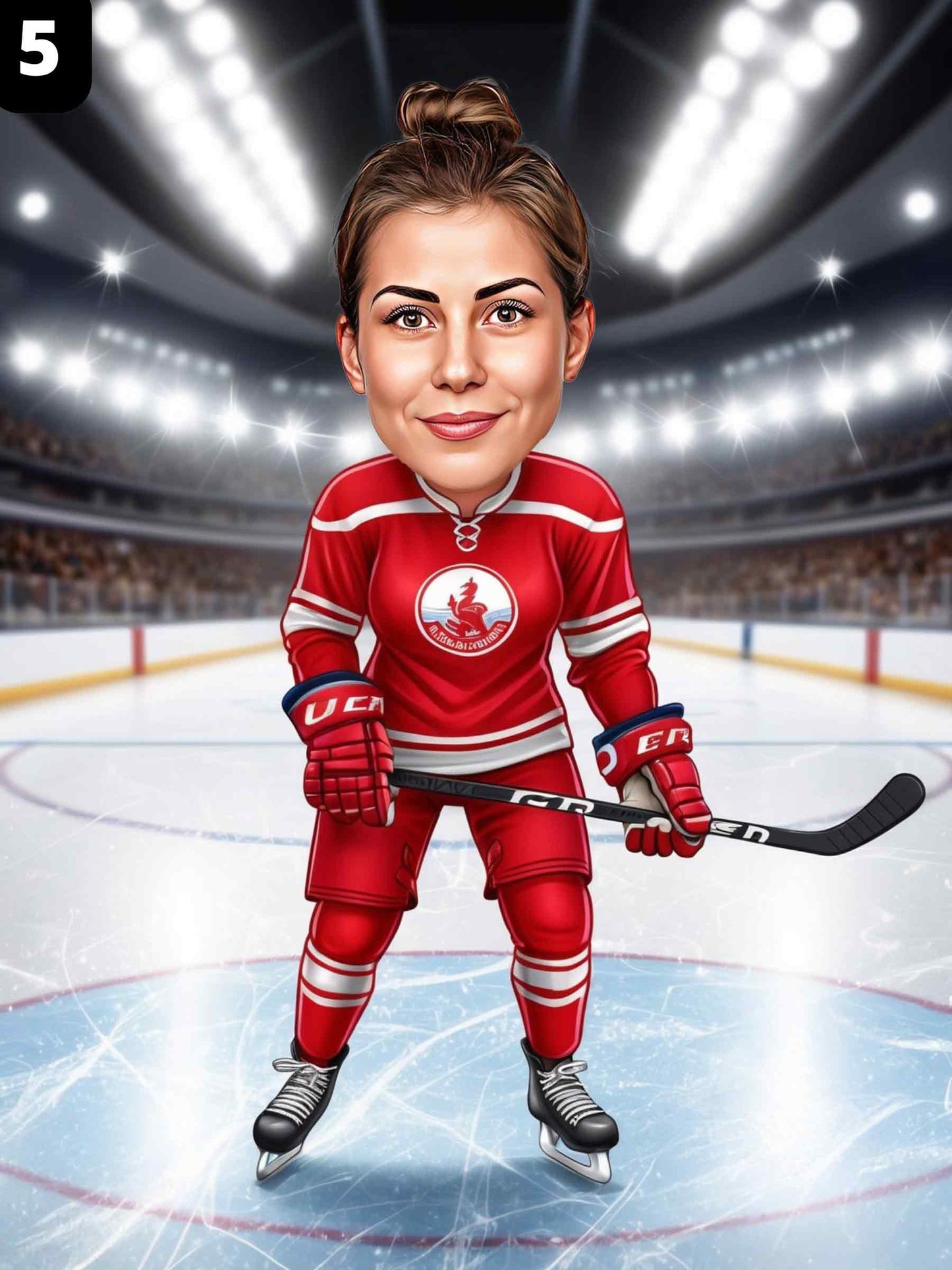 Joueuse de hockey - Femme