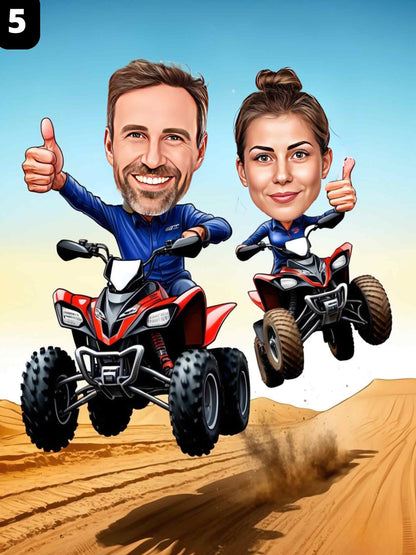 Conducteur de VTT - Couple