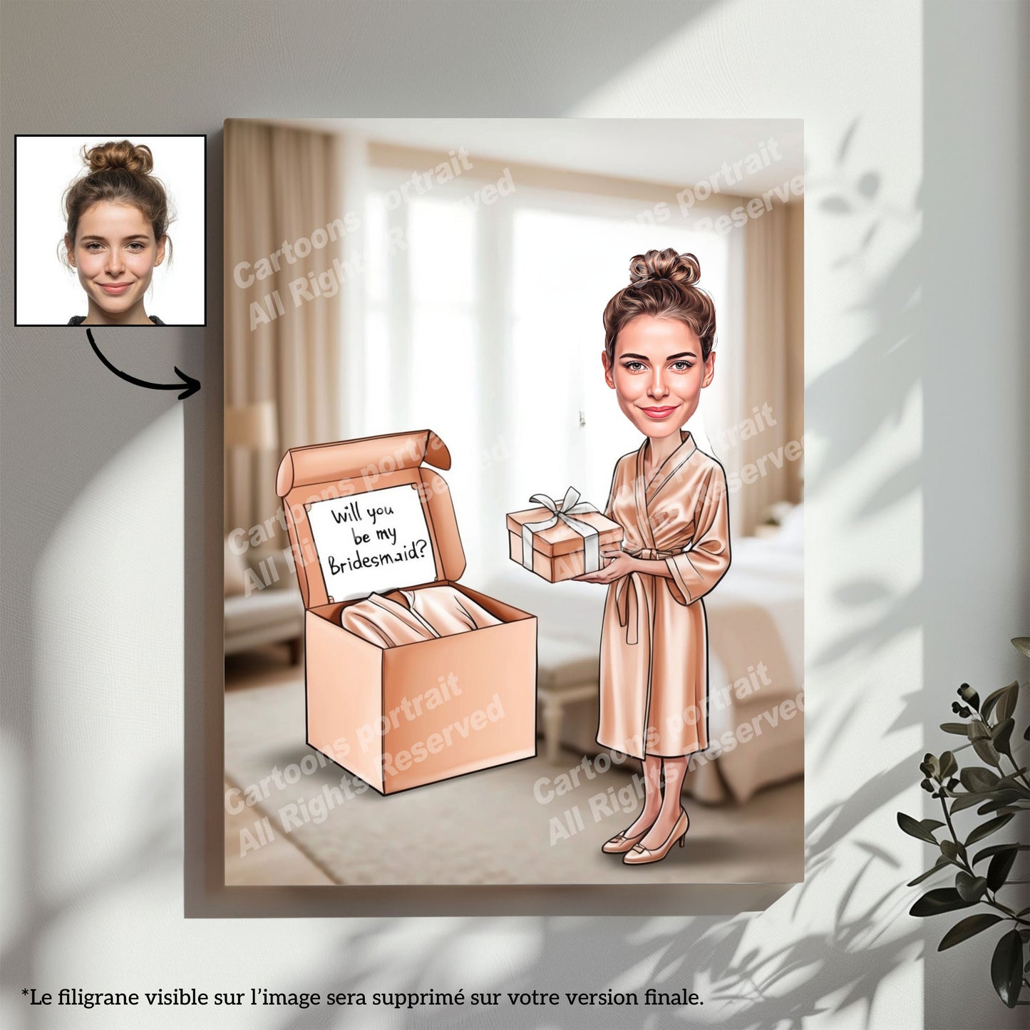 Demande de demoiselles d’honneur