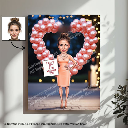 Demande de demoiselles d’honneur