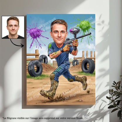 Paintball Player