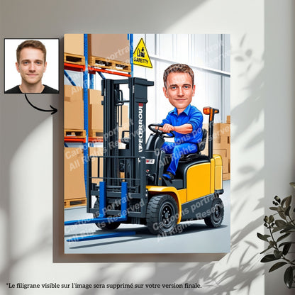 Forklift operator