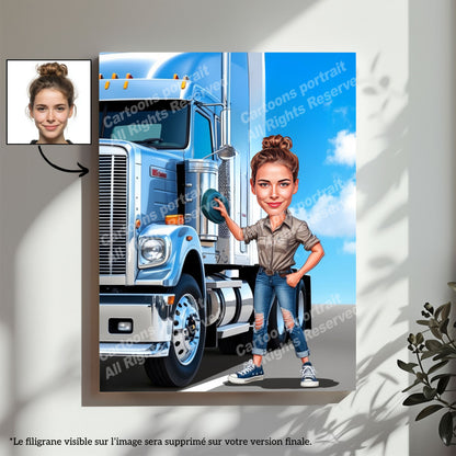 Heavy goods vehicle driver