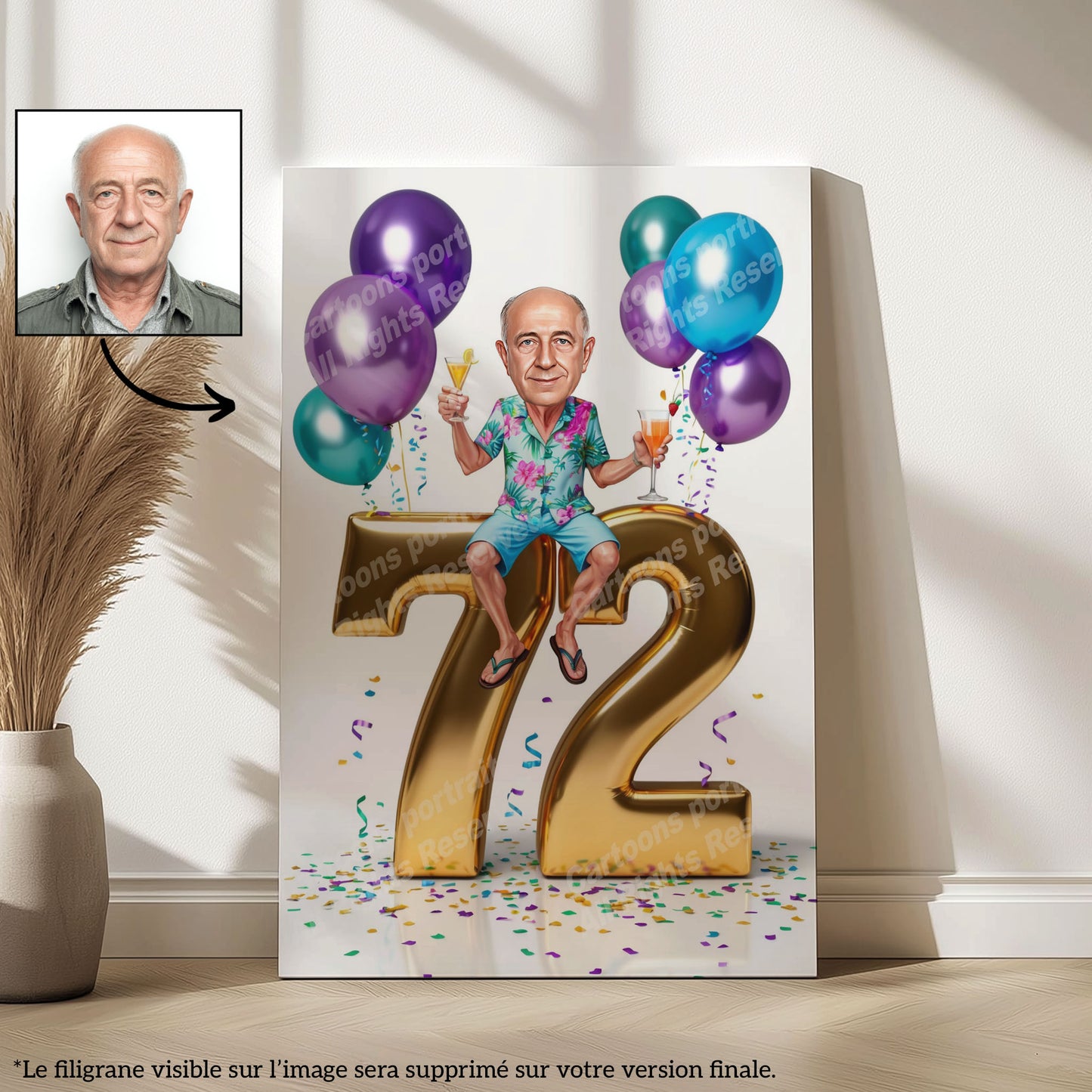 72e anniversaire