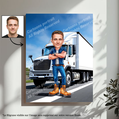 Heavy goods vehicle driver