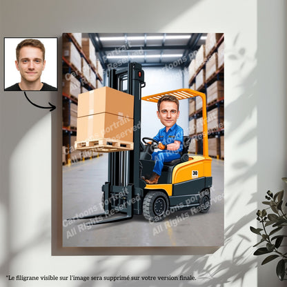 Forklift operator
