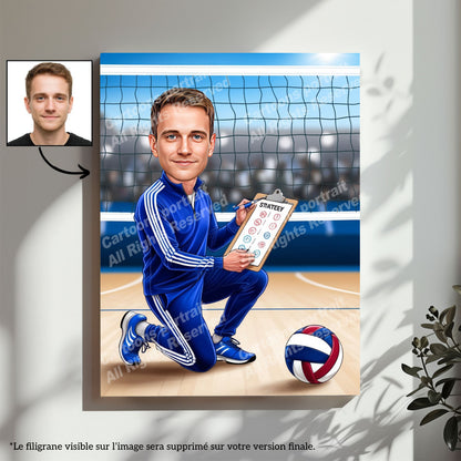 Coach de volley-ball