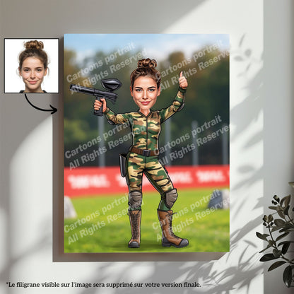 Paintball Player