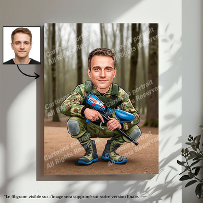 Paintball Player