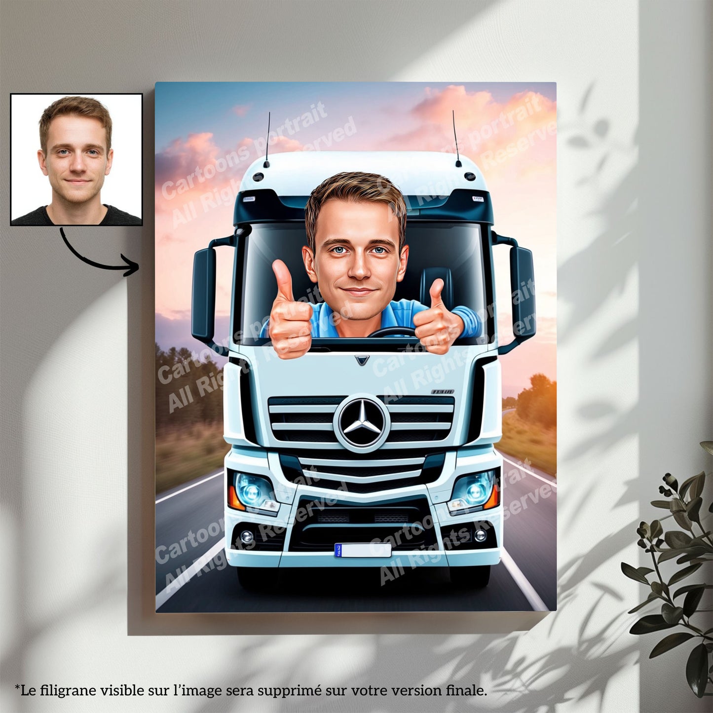 Heavy goods vehicle driver