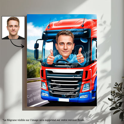 Heavy goods vehicle driver