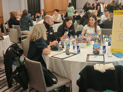 Corporate event with personalized caricatures
