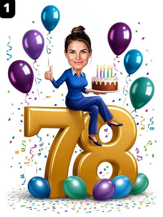 78e anniversaire - Femme